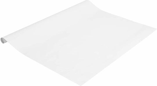 Vidaxl Foaie Autocolantă Pentru Fereastră Albă Cu Efect Mat 45 X 1000 Cm