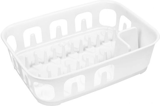 Curver Essentials Στραγγιστήρι Νεροχύτη Πλαστικό Λευκό 39.5x29x10.9cm