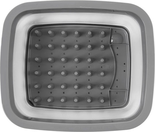 Qlux Qlux Στραγγιστήρι Νεροχύτη Σιλικόνης Γκρι 64.5x48.5x38cm