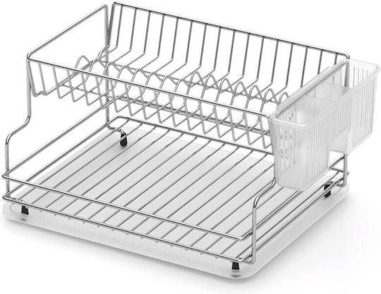Tekno-Tel Scurgător De Chiuvetă Inox Argintiu 41x30x21cm