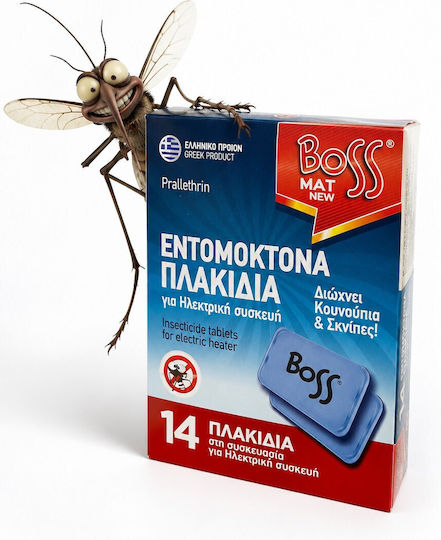 Boss Tablete Repelente De Insecte Pentru Țânțari 14 Bucăți
