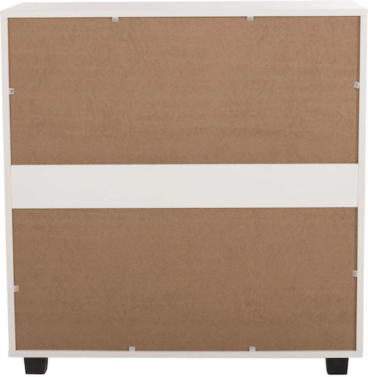 Συρταριέρα Κρεβατοκάμαρας White 80x40x83cm