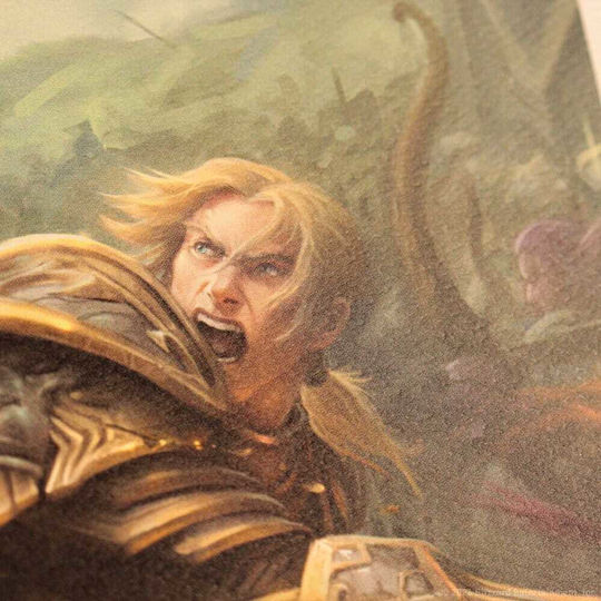 FaNaTtik World Of Warcraft Art Print Sylvanas Vs Anduin Wrynn Limited Edition 42 X Φιγούρα 42εκ.