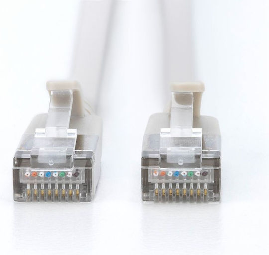 Digitus F/FTP Cat.6a (Gigabit) Мрежов Кабел Ethernet 5м Сив 10 Бройки