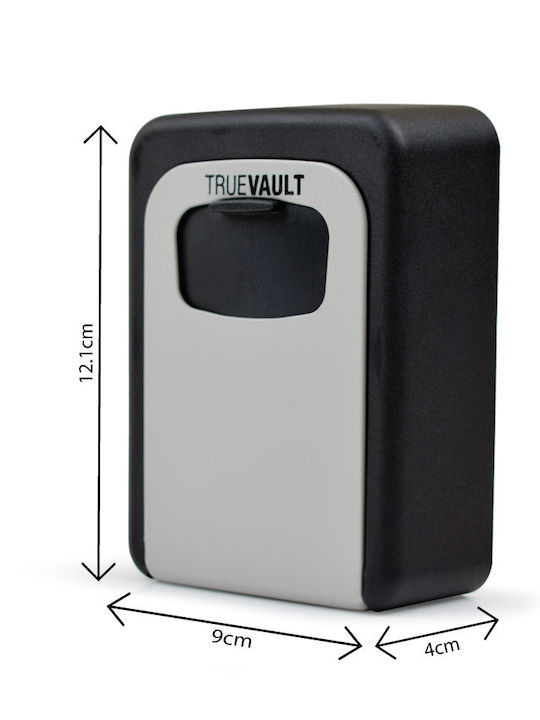Truevault 01 Wall Mounted 4 Digit Combination Secure Key Safe Box