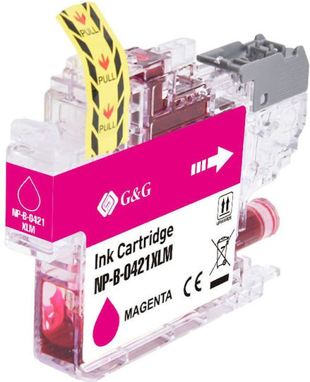 G&G Compatible Inkjet Printer Ink Brother Brother LC421XLM 500 Pages Magenta 1 Piece