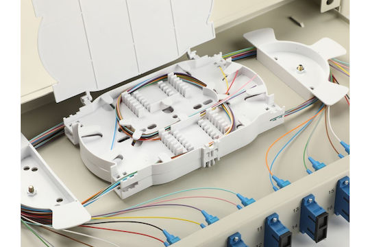 Equip Lwl-Koaxialbox 12-Ports Sc-duplex Os2 1u Vollgrau
