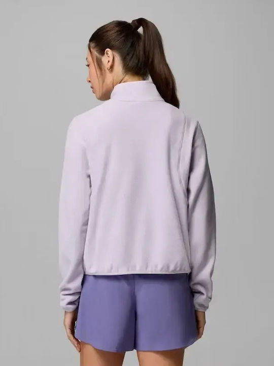 Bluză Fleece De Drumeție Pentru Femei De Iarnă Cu Fermoar Lavender Pearl