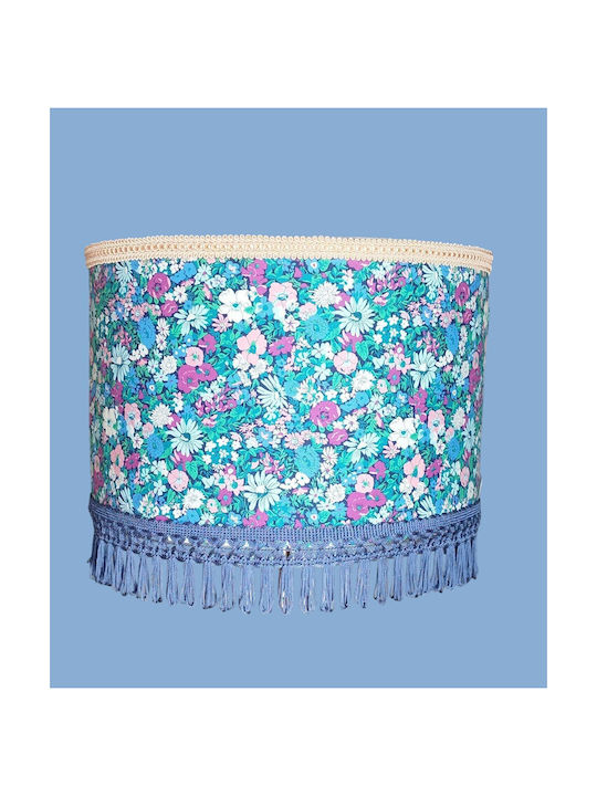 Blue Elegant Floor Lamp H35xL25cm with Socket for E27 Blue Bulb