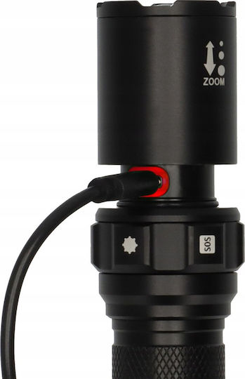 Brennenstuhl Rechargeable LED Flashlight IP44 with Maximum Brightness 800lm