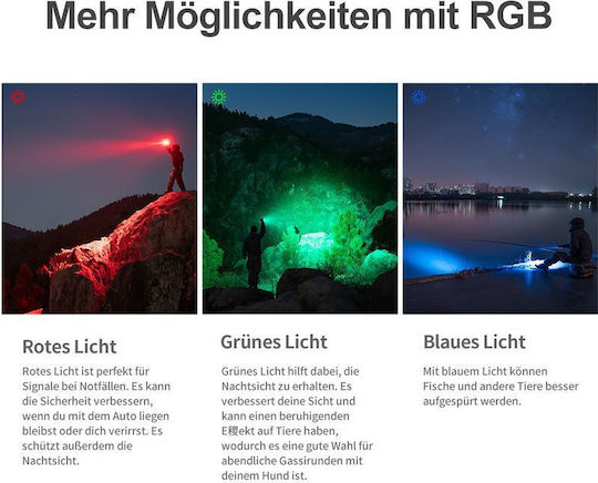 Olight Επαναφορτιζόμενος Φακός Κεφαλής LED IPX8 με Μέγιστη Φωτεινότητα 7lm Mini
