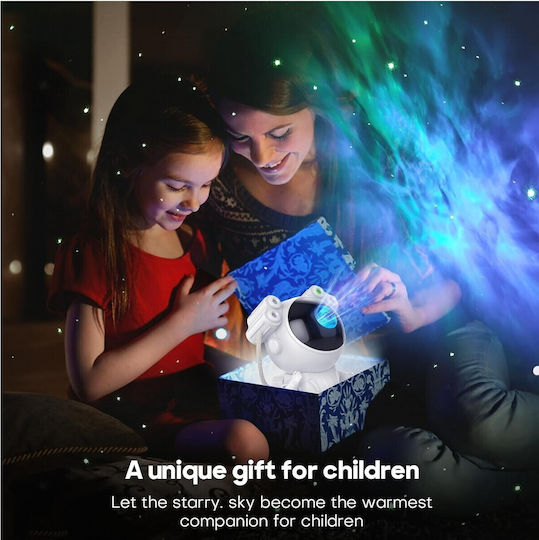 VenCore Dekoratives Tischlicht LED RGB Astronaut 12x11,3x22,8cm