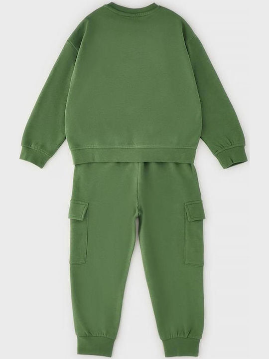 Set Trening Pentru Copii Cu Bluză Verde