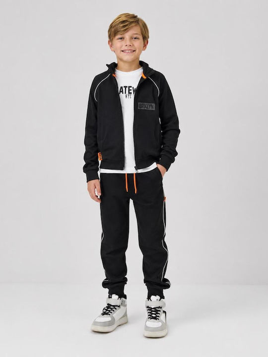 Kinder Trainingsanzug Set Mit Jacke Schwarz