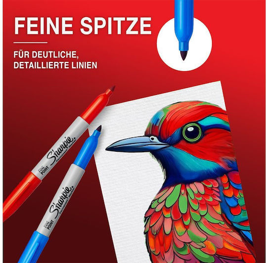 Sharpie Dauerhafte Marker Hellblau Set 12 Stück