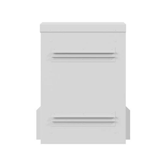 Lanberg Wandmontierter Rack-Schränke 34x25x50cm Graue WAH1-3450-00S