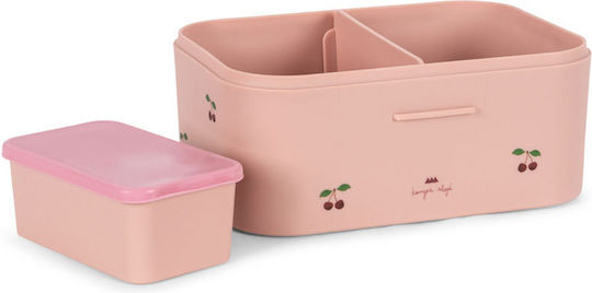 Konges Slojd Cutie De Prânz Pentru Copii Din Plastic Burgundy 12.6 x 11.8 cm