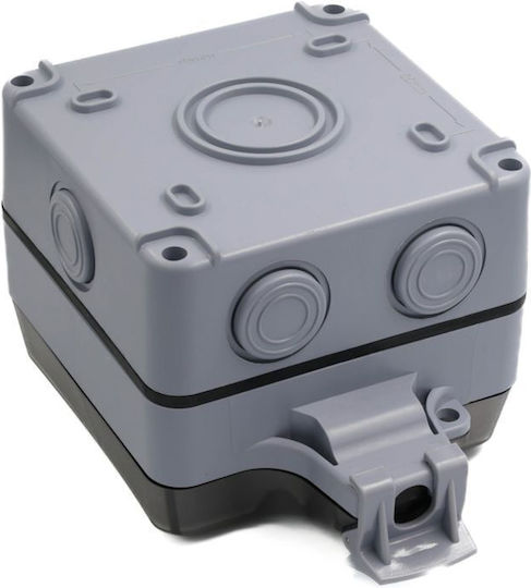 Equip Aufputzdose 1-Port Keystone Ohne Abschirmung Außen Grau