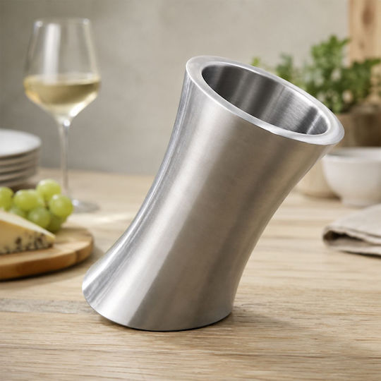 Răcitor De Vin Champagners Simple Inox Cu Dimensiuni 13x13x23cm