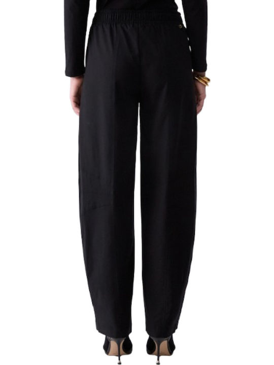 Liu Jo Lungo Women's Fabric Trousers Black TF6268T700A 22222