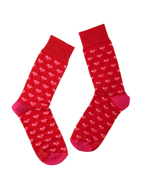 Dirty Socks Socks With Red Heart Patterns