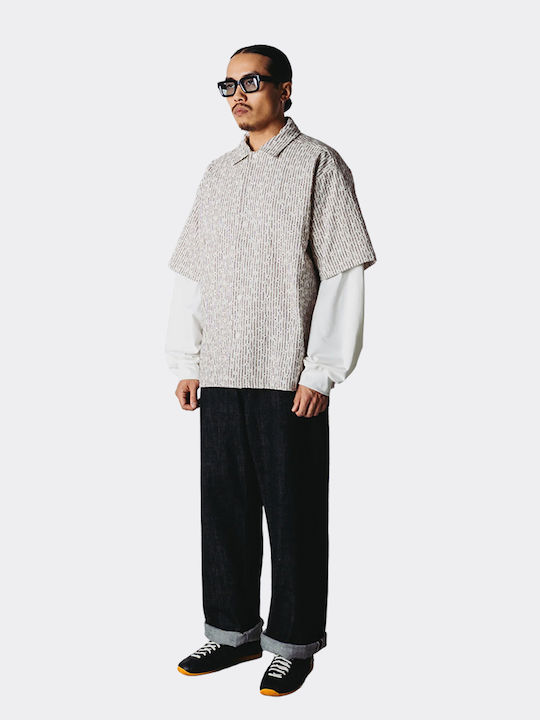 Мъжки Джинсов Панталон Loose Tapered Кройка Черен