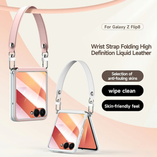 Sulada Robuste Handyhülle Nackenriemen Rosa Samsung Galaxy Z Flip8 5g