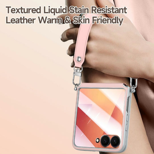 Sulada Robuste Handyhülle Nackenriemen Schwarz Samsung Galaxy Z Flip8 5g