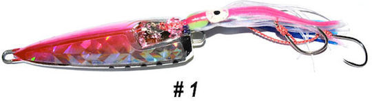 Hayabusa Kick Bottom Fs422 Artificial Bait Speed Slider Fluorescent 120g 9 Glow Pink