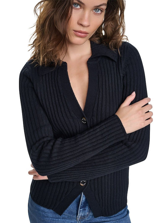 Damen Strickjacke Blk