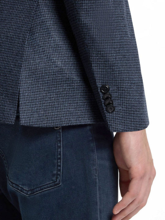 Men’s Slim Fit Blue Jacket