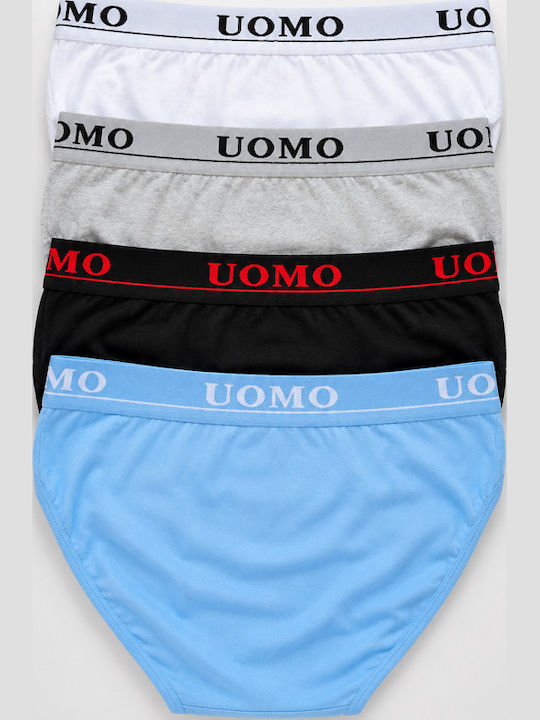 Uomo Σετ Παιδικά Βρακάκια 4τμχ Multicolor