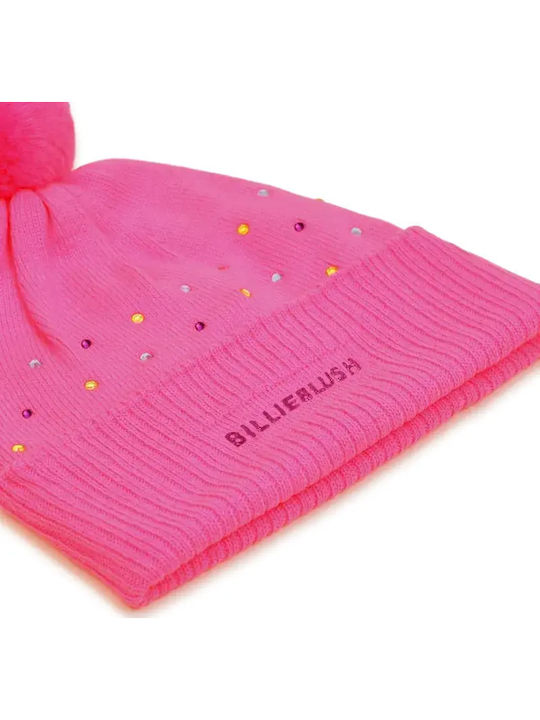 Kinder Beanie Gestrickt Rosa
