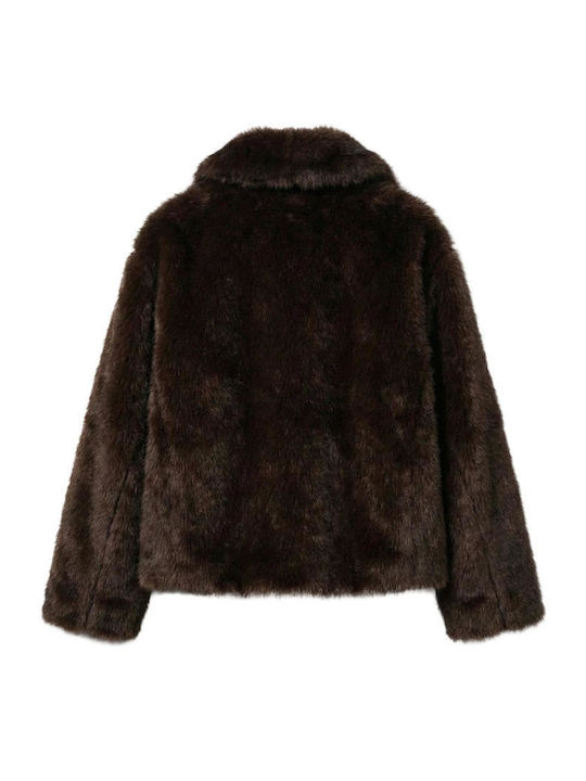 Short Women's Fur Brown
