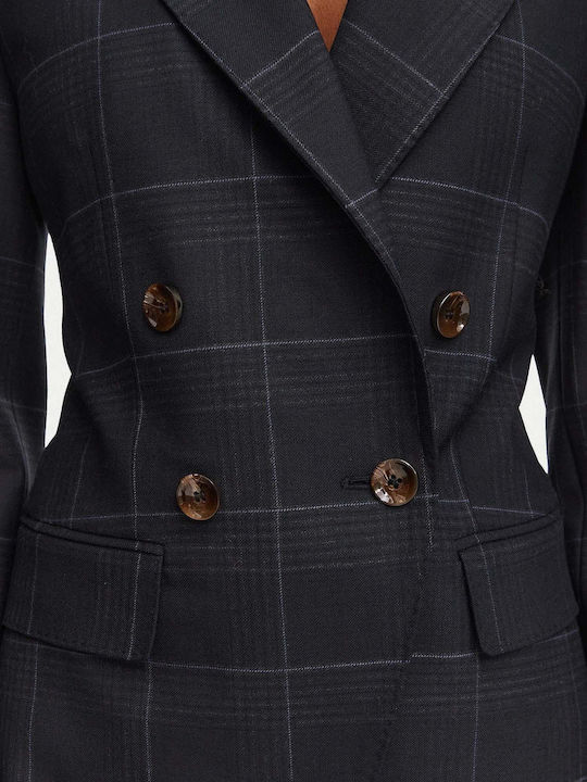 Marella Blazer Γυναικείο Σακάκι Navy Μπλε
