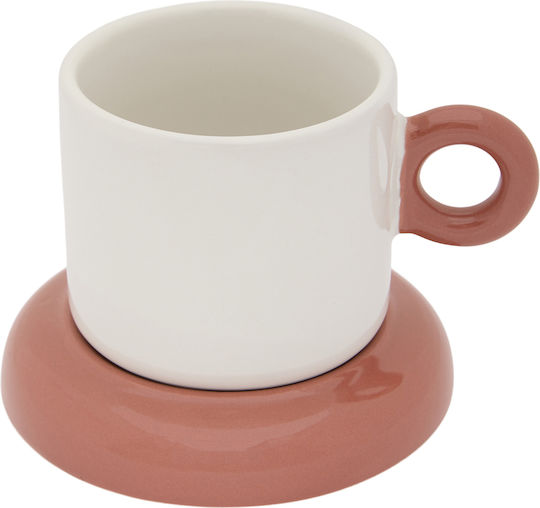 Espresso Ceramic Brown Cups 110ml 8 Pieces