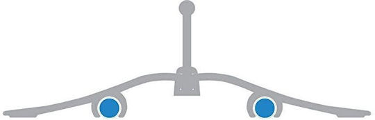 Wedo Plastic Ruler 30cm With Blue Handle