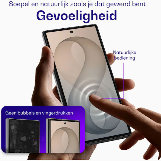 Tempered Glass Compatible with Samsung Galaxy Z Fold8 Ultra Buddi Easy Fit Full Face Scratch Resistant Protective Glass for External Screen 2 Pieces Black