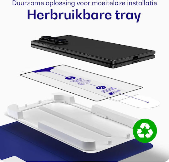 Tempered Glass Compatible with Samsung Galaxy Z Fold8 Ultra Buddi Easy Fit Full Face Scratch Resistant Protective Glass for External Screen 2 Pieces Black