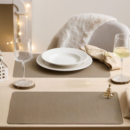 S-d Plastic Brown Placemats 45x30cm