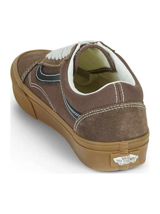 Old Skool Damen Sneakers Braun