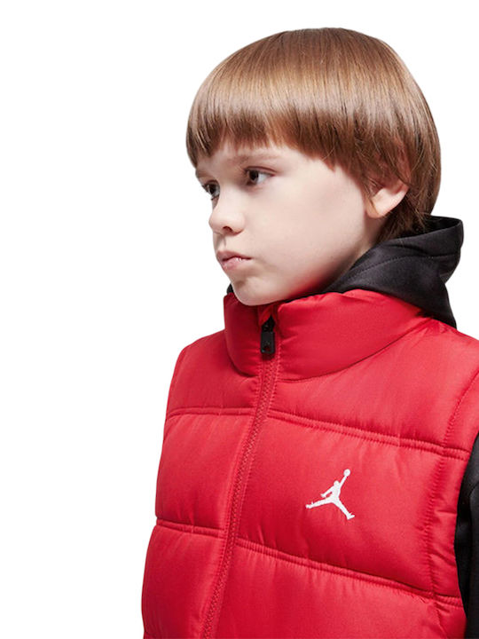 Jdb 2 Fer Jkt Kids Sports Short Hooded Red