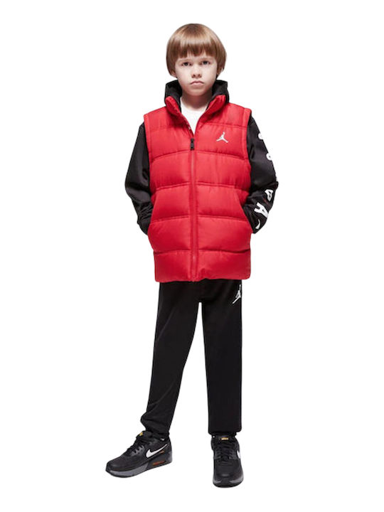Jdb 2 Fer Jkt Kids Sports Short Hooded Red