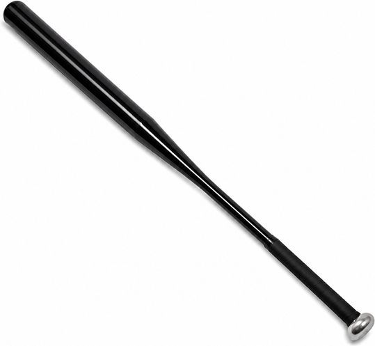 Set de două bâte de baseball Depox din aluminiu 63 cm/80 cm argintiu negru