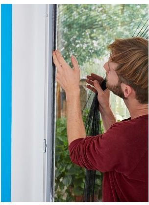 Tesa Insect Stop Comfort Window Mosquito Net White 130x130cm