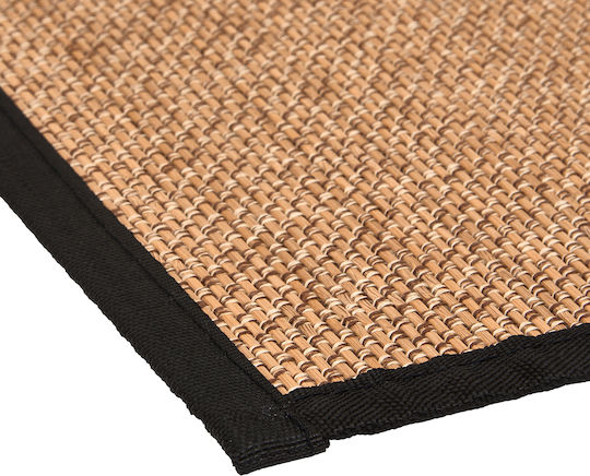 5Five Non-Slip Wooden Bath Mat Stemy 220356A Black 50x80cm