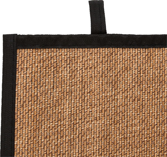 5Five Non-Slip Wooden Bath Mat Stemy 220356A Black 50x80cm