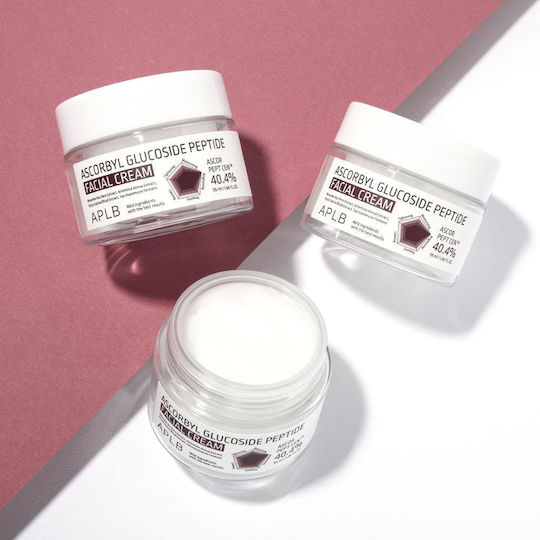 APLB Ascorbyl Glucoside Peptide Face Cream for Moisturizing and Brightening with Hyaluronic Acid and Vitamin C 55ml