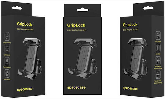 Spacecase Fahrradhalterung Griplock Schwarz Scbmgl-s1-bk