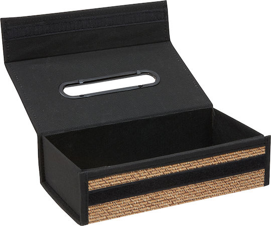 5Five Θήκη για Χαρτομάντηλα Μαύρη 26x14x8cm 220337A